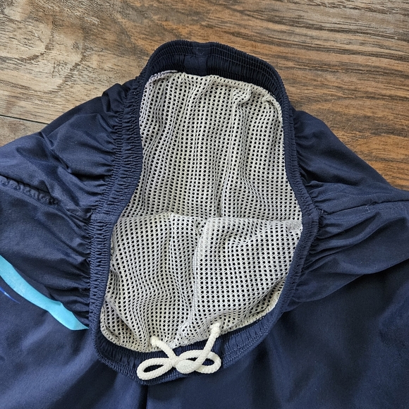 Vintage 90s Rare Bud Light Anhauser-Busch Big Logo Swim Trunks Size Large - Picture 3 of 5